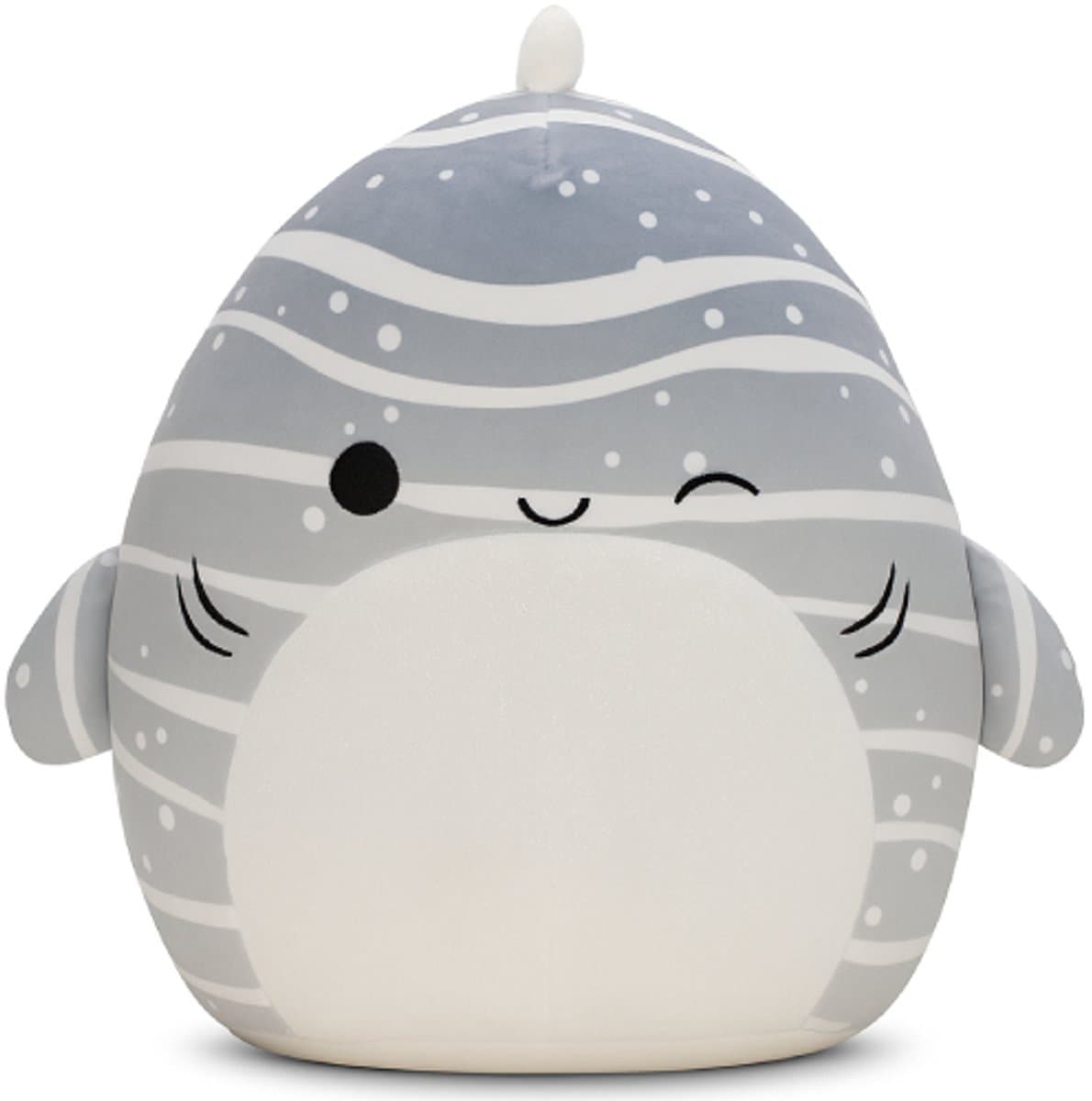 Squishmallows Sachie Grijze Haai Pluche Knuffel 20 cm