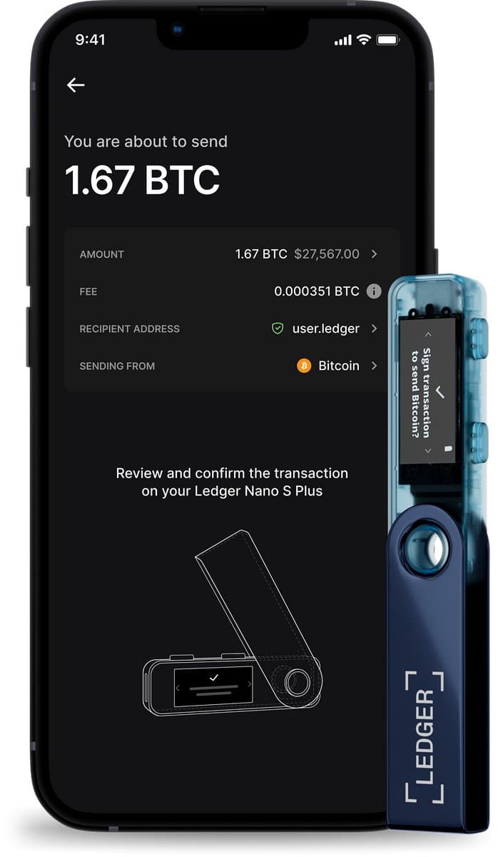 Ledger Nano S Plus Neptune Blue