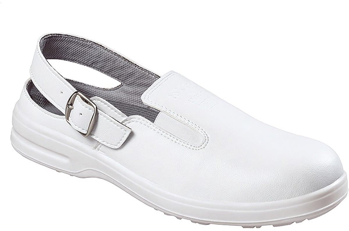 teXXor SB-E-A-Sicherheitsclog Bordeaux Weiß-41