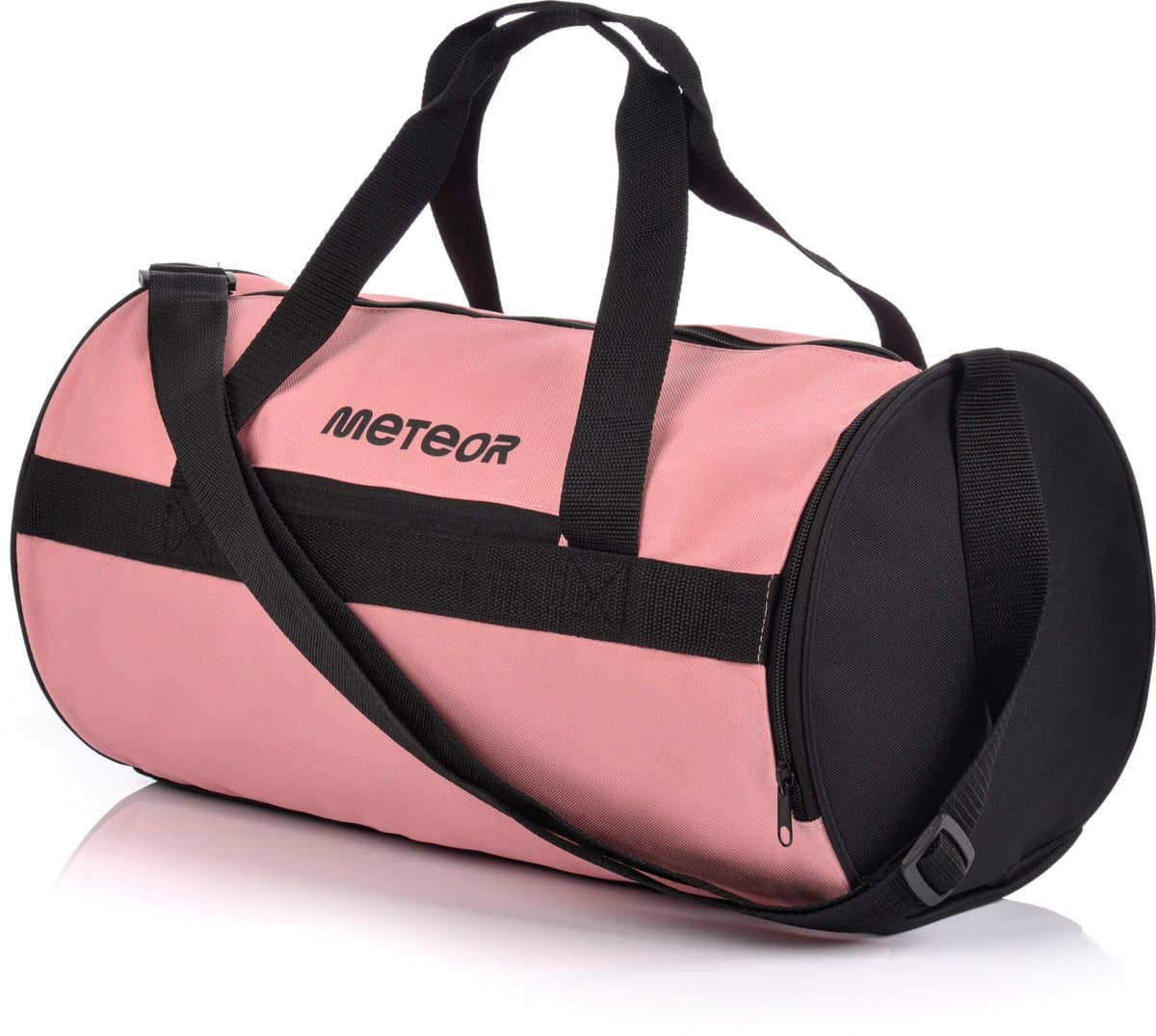 Meteor Sirin - Fitness tas - Sportuitrusting - Ideaal voor sportschool en training - Roze / Zwart