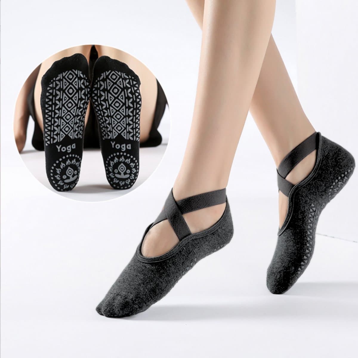 LumiWay Yoga Sokken Antislip - Dames & Heren - Sportsokken - Pilates Yogasokken - Ballerina Pilatessokken - Ballerinas - Ballet Sport