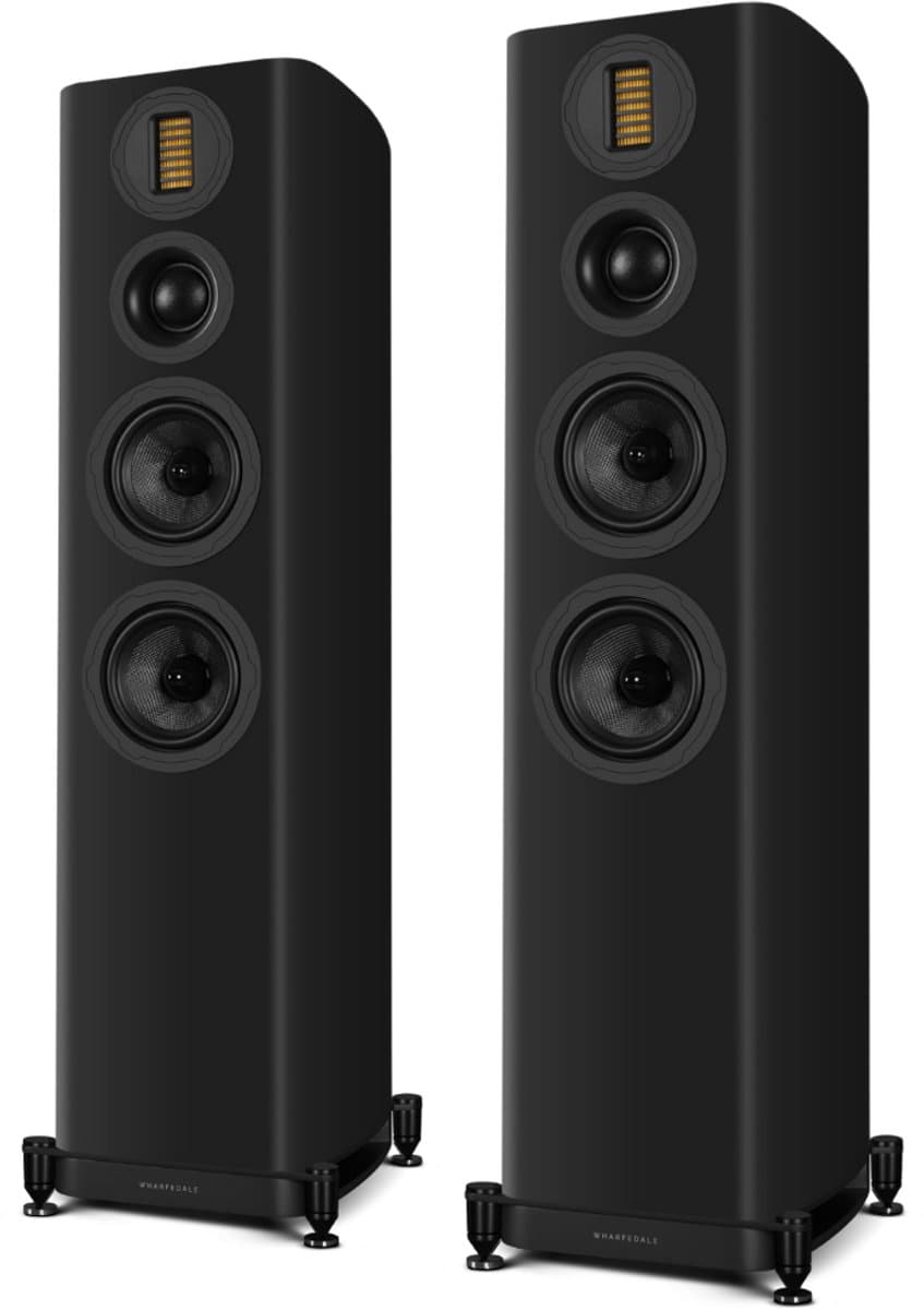 Wharfedale EVO 5.4 Vloerstaande Speakers - Hifi Stereo Set - Passieve Speaker - 3-Weg Luidsprekers - Zwart