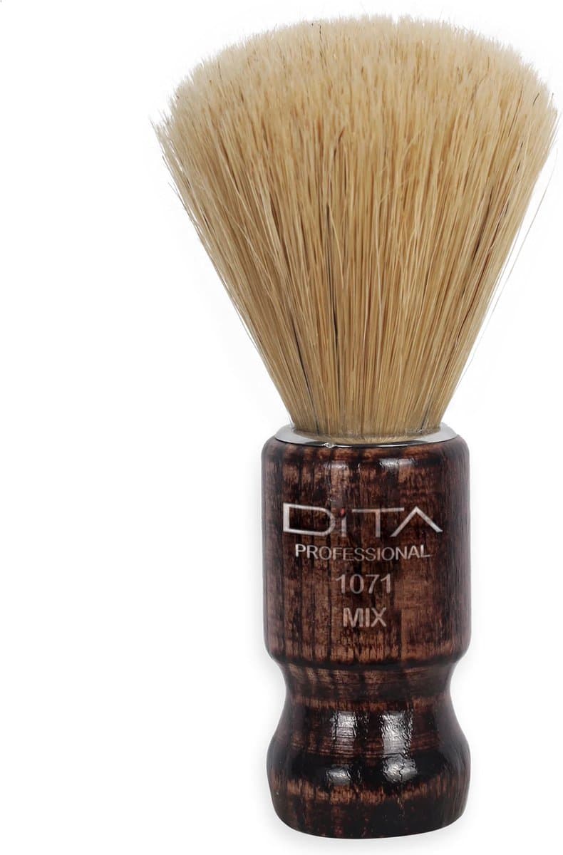 Dita Professionals - Nekborstel - Natuurlijke borstelharen - Professionele Baard-nek kwast - 1071MIX