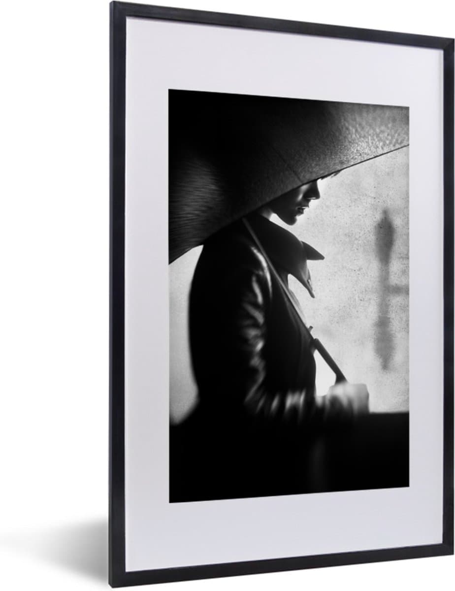 Fotolijst incl. Poster - rain please tell him... - 40x60 cm - Posterlijst