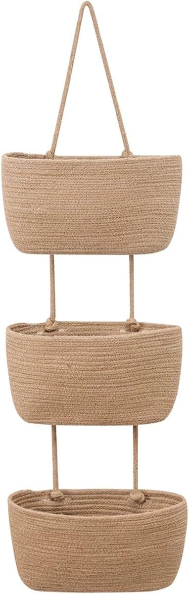 Kyaoayo Deur-wandorganizer, hangende organizer met zakken, creatieve opbergtas, meerdere vakken, voor kinderkamer, badkamer, slaapkamer (geel)