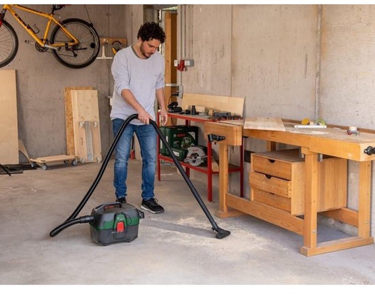 Bosch Accessories 4x vliesstofzuigerzakken - voor Bosch AdvancedVac 20 UniversalVac 15 - Wit