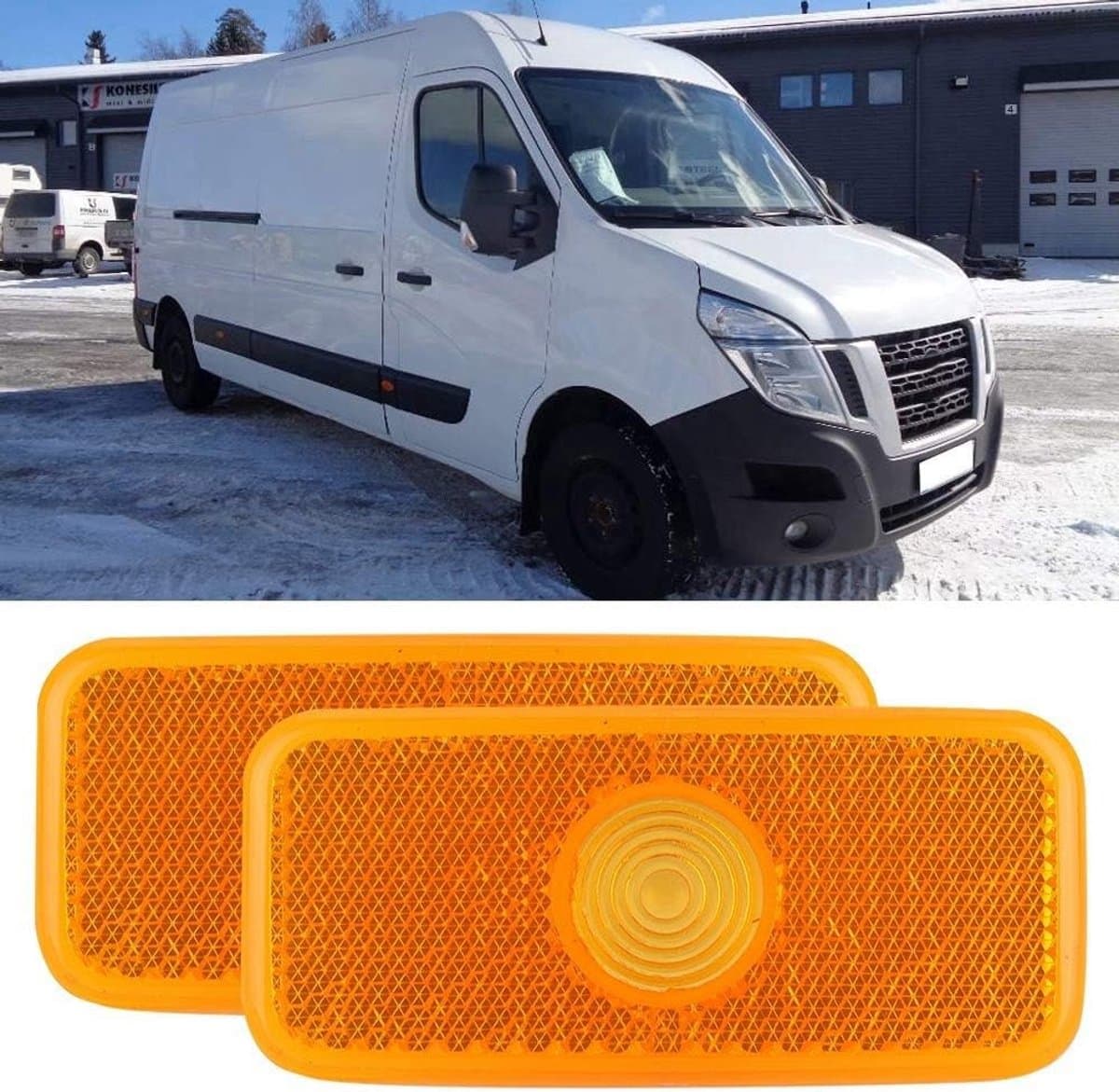 Zijmarkeringslicht lens voor auto binnenverlichting - Geschikt voor Transit Mk6 Mk7 - Verhoog zichtbaarheid en veiligheid