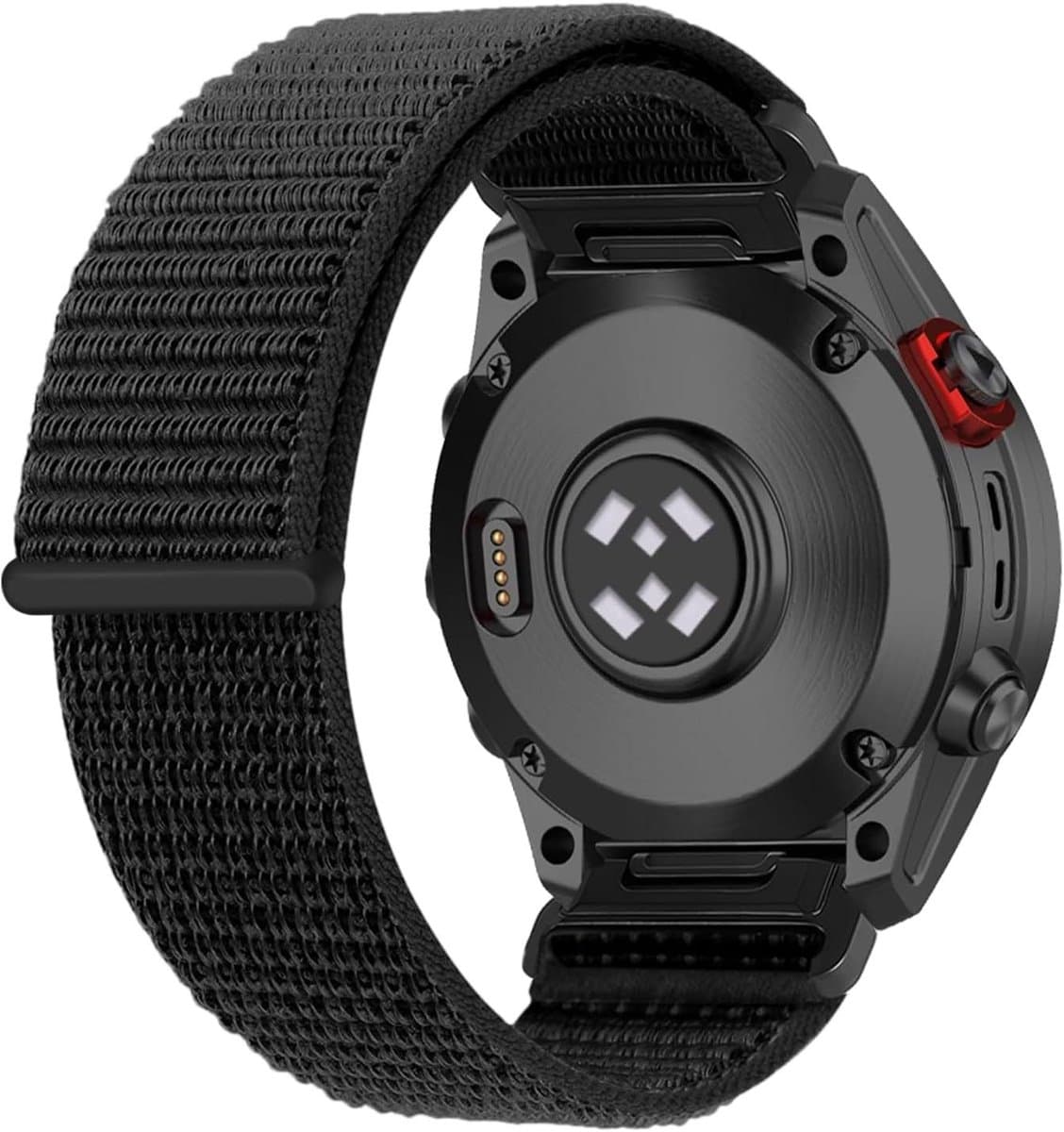 Verstelbare 26mm Nylon Sportband voor Garmin Horloges – QuickFit Vervangband