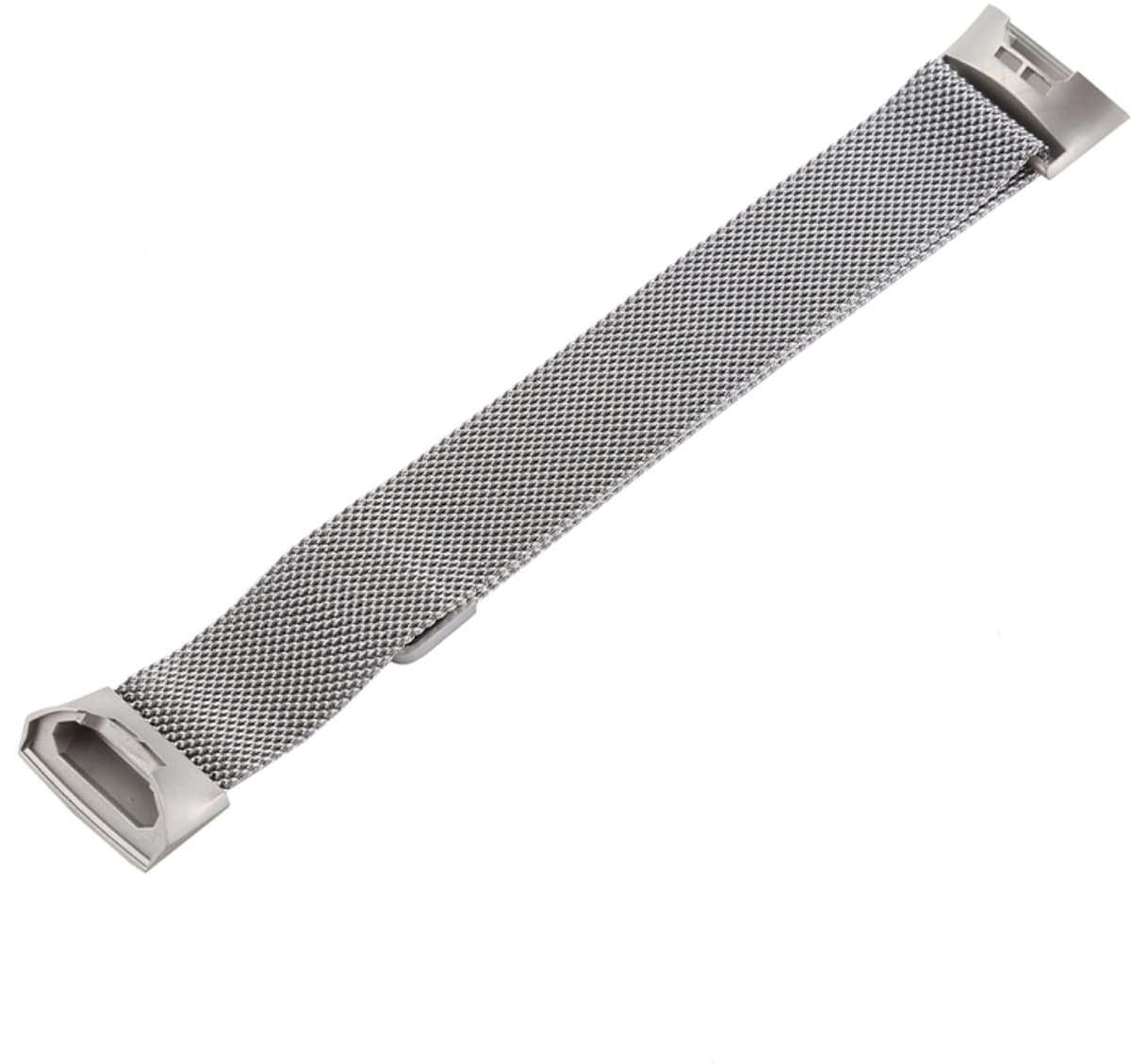 Metalen polsband horlogeband voor Fitbit Charge 3 (zilver)