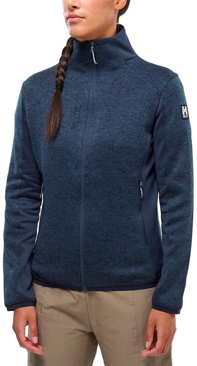 Millet Chamonix Knit Fleece Met Volledige Rits Blauw S Vrouw