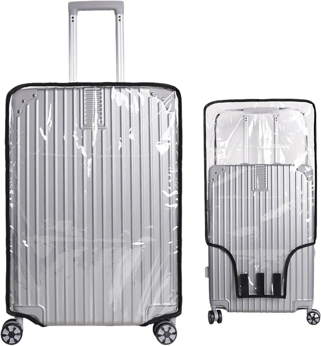 Kofferhoes Beschermhoes - Transparante Beschermhoes - Bagage Beschermen - Waterdicht en Stofvrij - 76 cm - Transparant