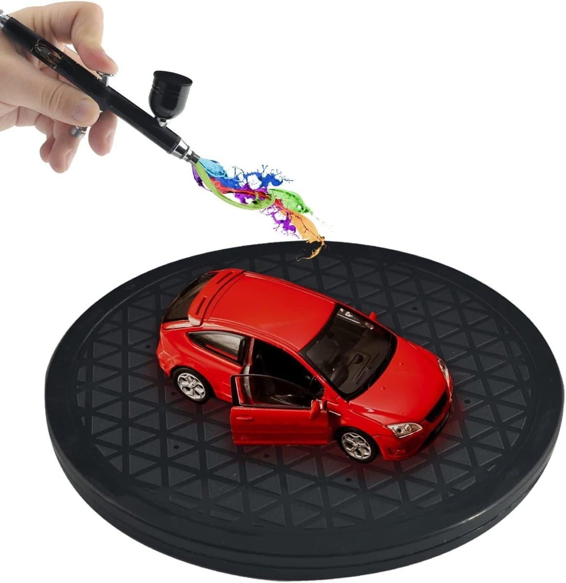 Duurzame 12" 360° Draaibare Stand met Stalen Kogellagers voor Kunst, Airbrush en Schermen