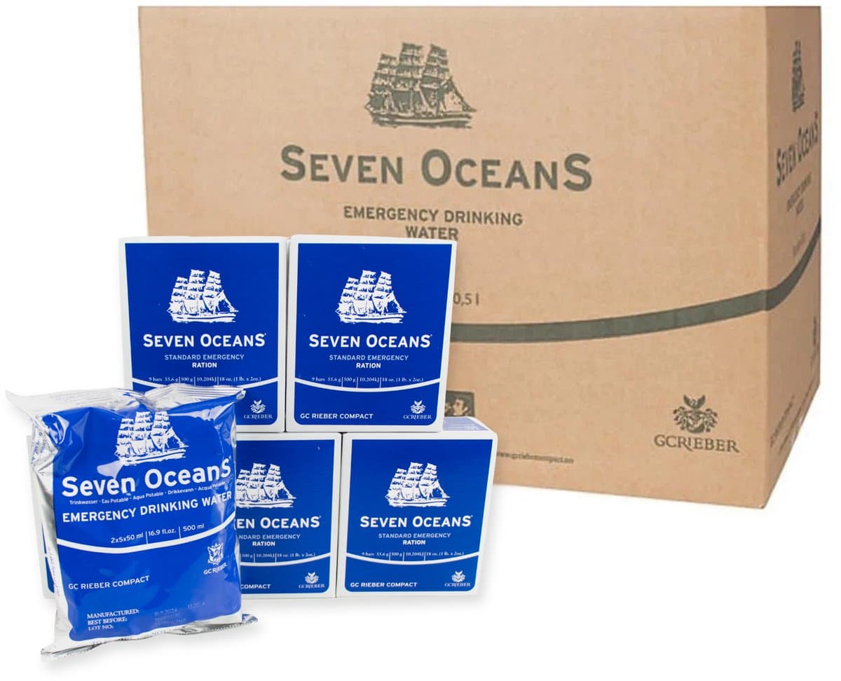 Seven Oceans noodrantsoen 5 dagen (voedsel & water)