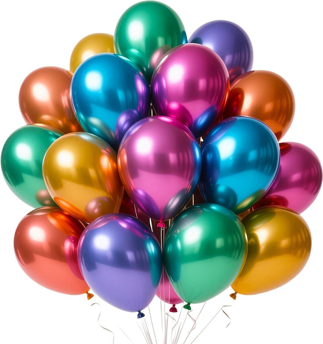 Gekleurde Ballonnen - Feestballonnen Latex - Feestversiering - Set van 50 stuks - 30 cm - Multicolor
