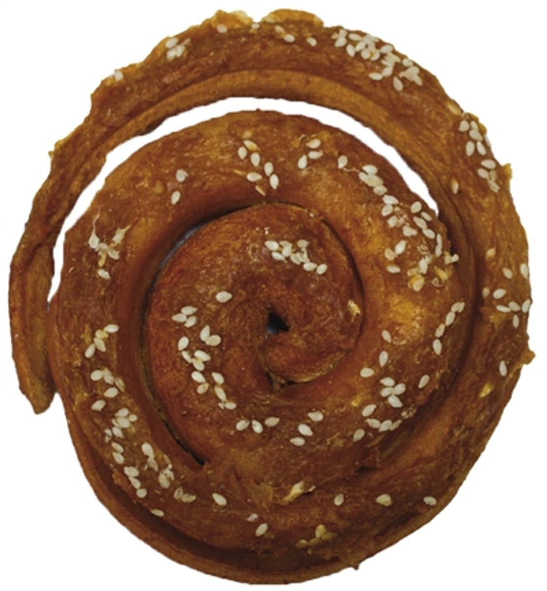 Hondensnack Croci - Kaneelbroodje Kip 11,5 cm - Runderhuid met Sesamzaad
