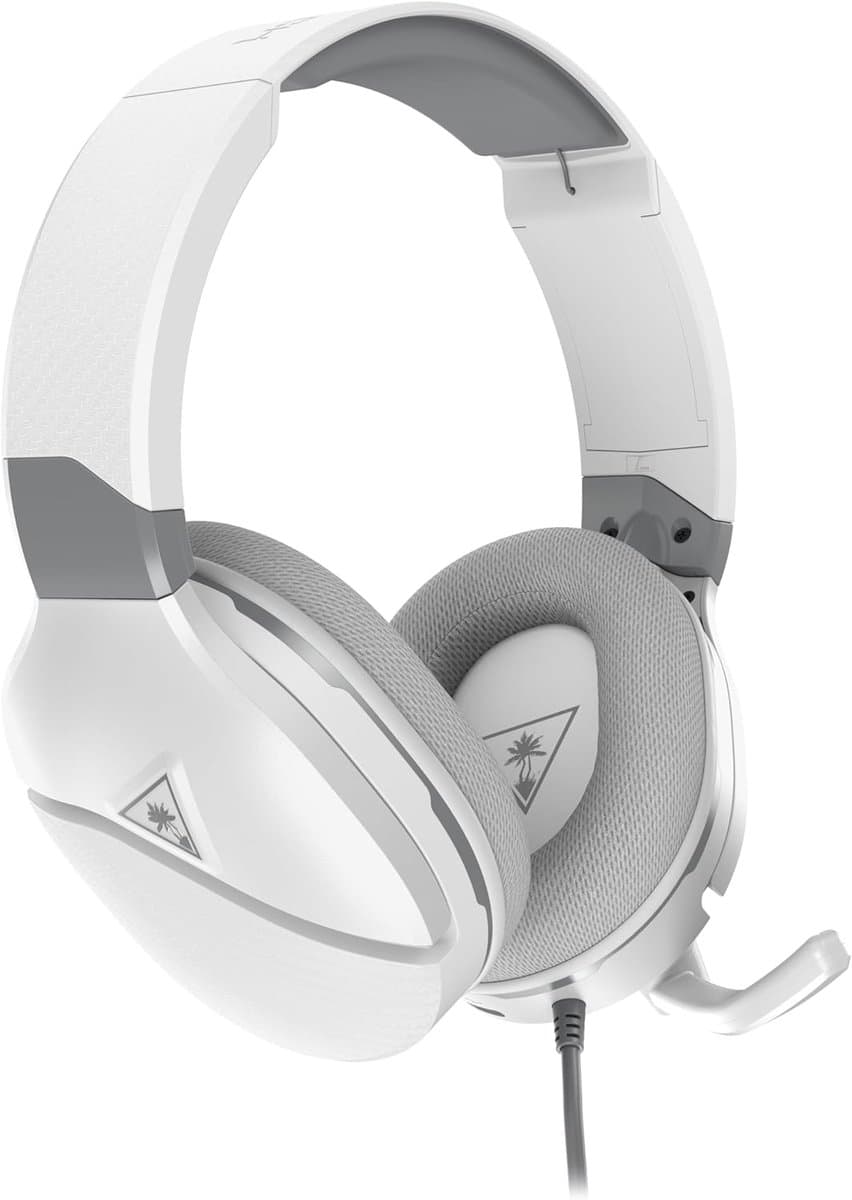 Gaming Headset - Audio Koptelefoon - Meeslepend Gamen - Versterkt Geluid - 12 Uur Batterij - Wit