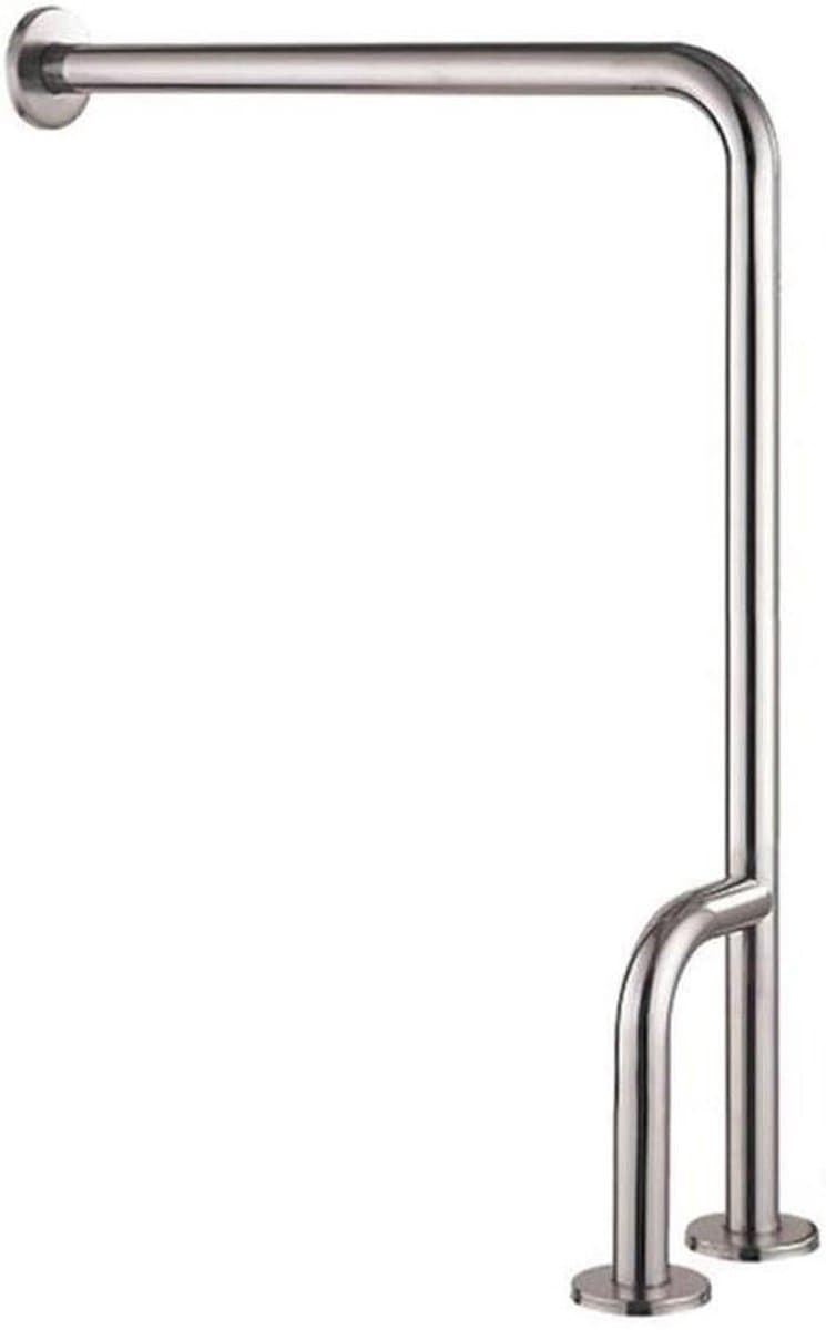 Badkamer Veiligheidshandgreep - Antislip RVS Leuning - Ouderen Ondersteunen - Ergonomisch Ontwerp - 55x70 cm - Zilver