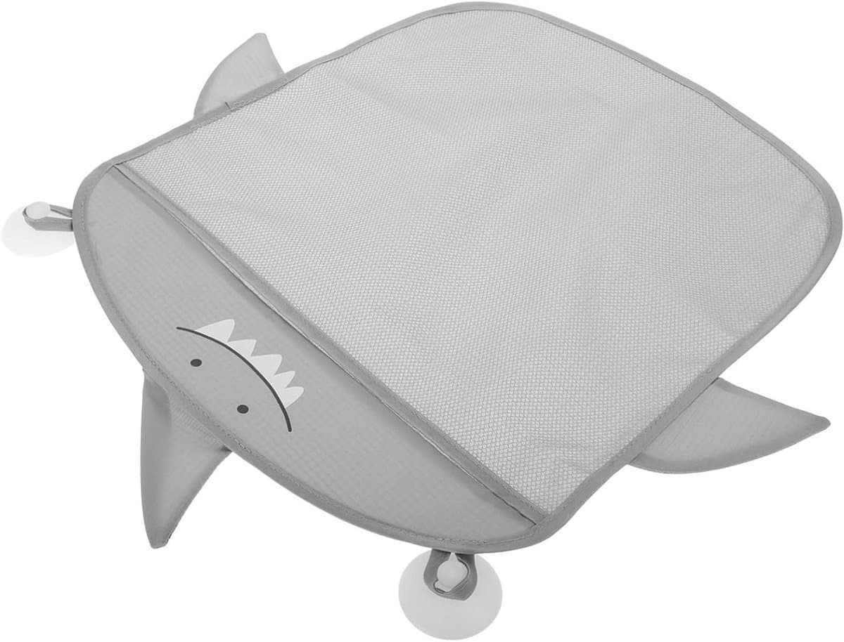 Badspeelgoed Organizer - Netzak Opberger - Badkamer Opruimen - Sneldrogend Mesh - 46.5 cm - Donkergrijs