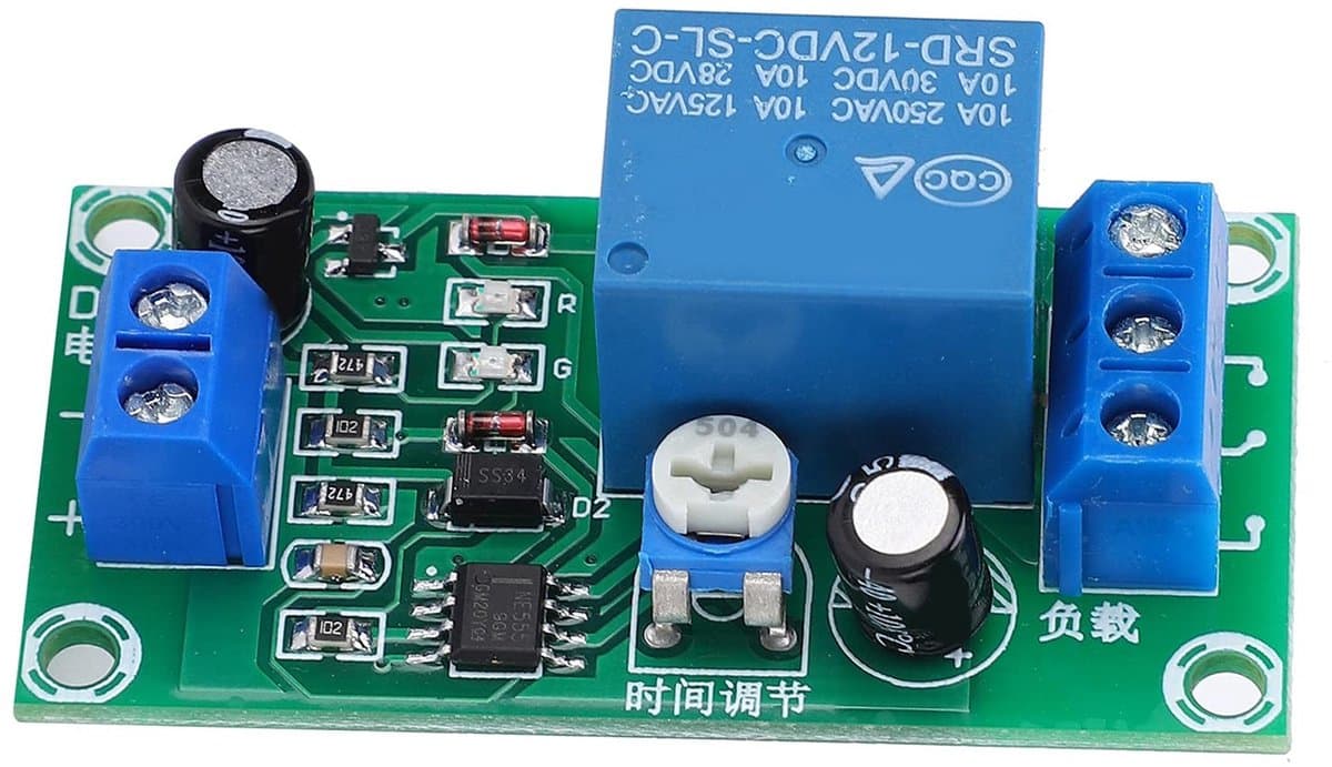 Store_8 - DC 12V Vertraging Relais Module - Timer Controller - Duurzaam - Voor Thuis en Automotive - Elektronica - Configureerbare tijd