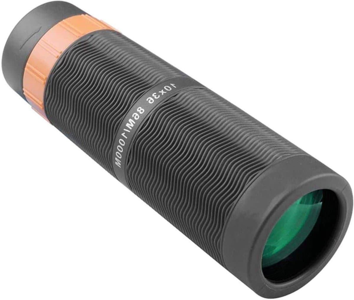 Monoculaire Telescoop - Krachtige Verrekijker - Vogels Kijken - BAK4 Prismalens - 10x36 Vergroting - Zwart