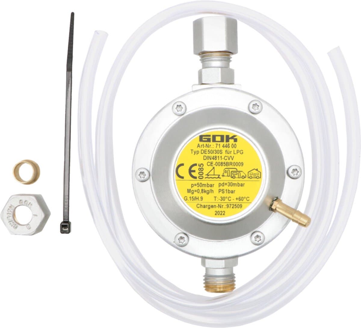 GOK voordrukregelaar type VDR 50/30 PK 1 bar