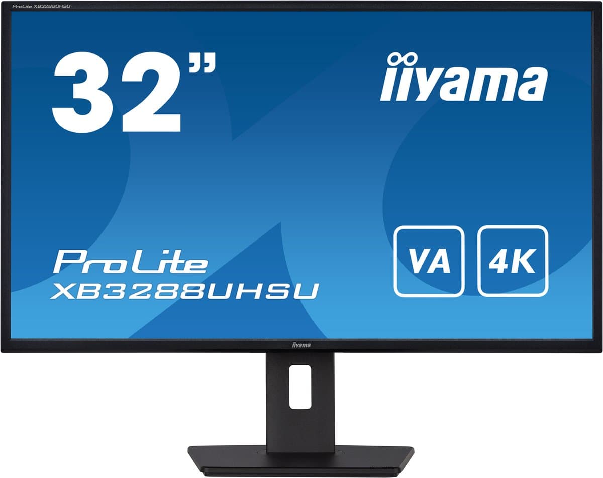 iiyama ProLite XB3288UHSU-B5 computerscherm 80,0 cm 3840 x 2160 pixels 4K Ultra HD lcd zwart