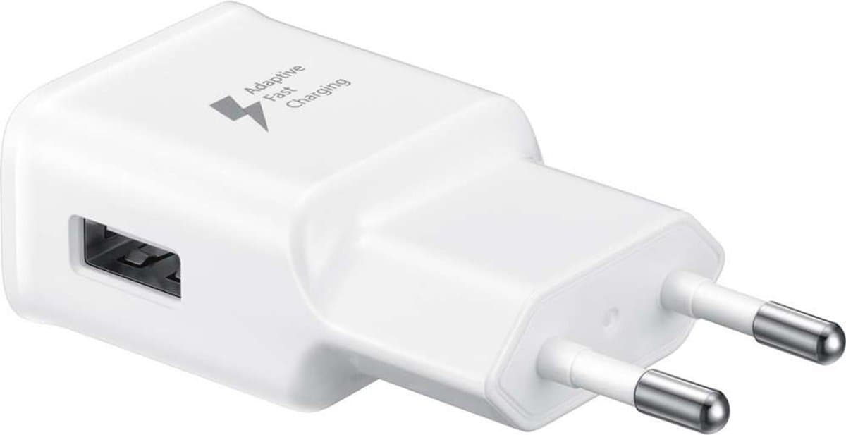 Fast Charging Travel Adapter geschikt voor o.a. Samsung Galaxy S - Snellader 15W - Wit