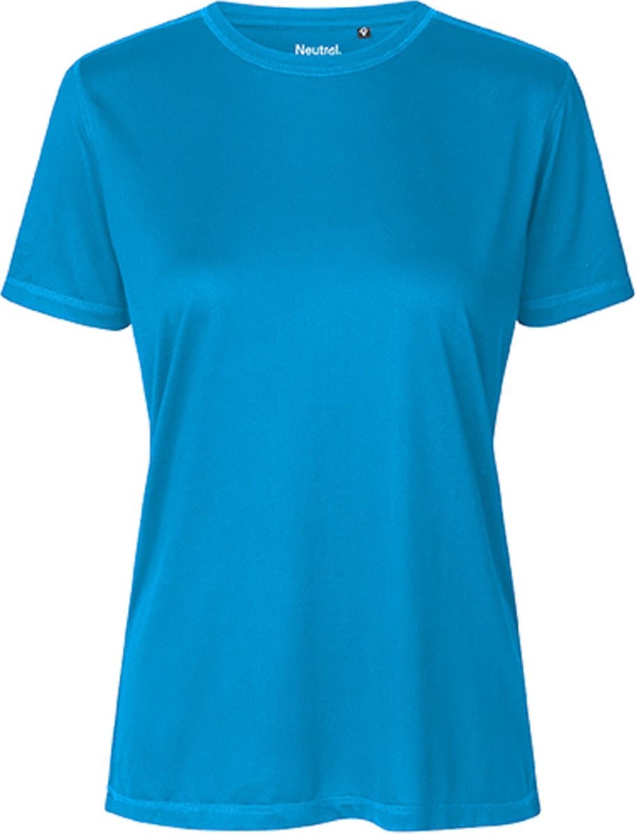 Damessportshirt 'Performance' met korte mouwen Sapphire - XXL