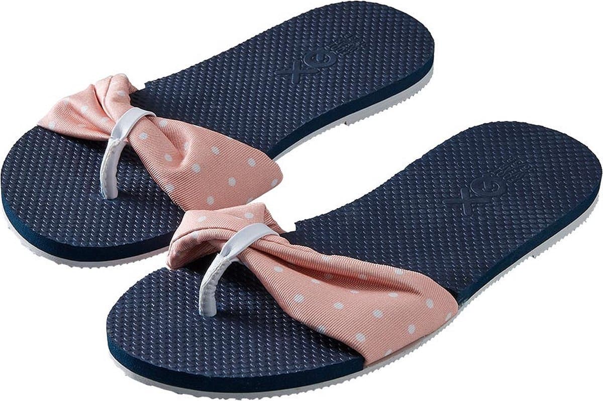Meisjes Slippers - Teenslippers - Roze Stippen - Maat 33/34 - zomer