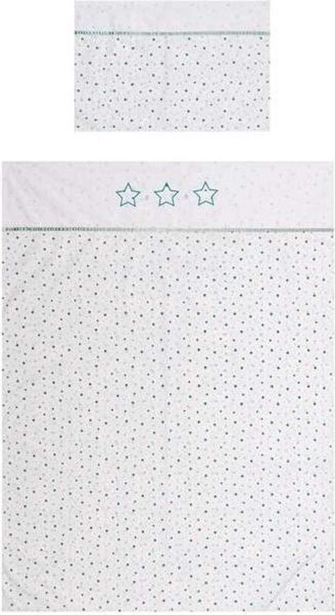 Briljant Baby Dekbedovertrek Don - Turquoise - Junior (120x150 cm + 1 sloop)