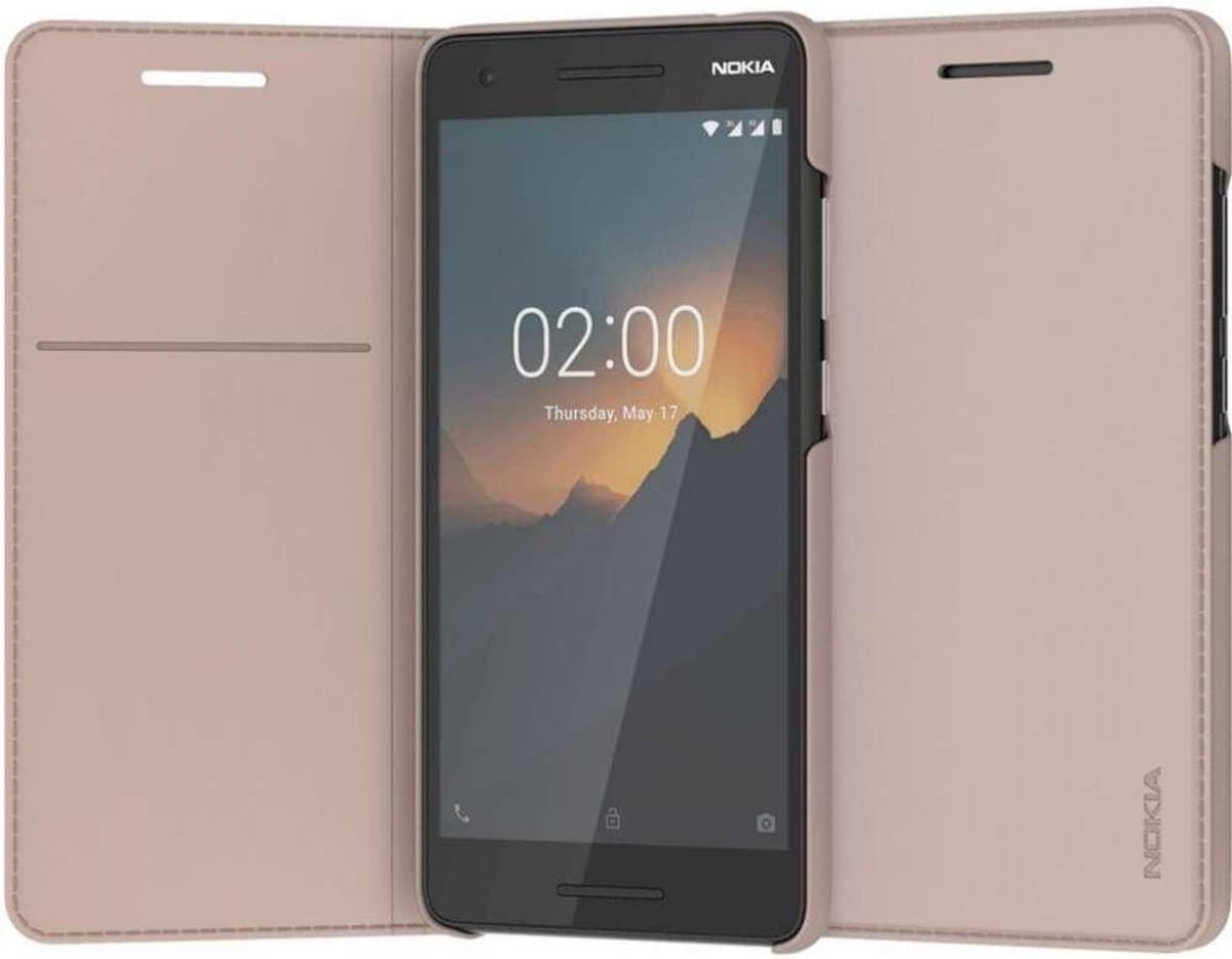 Nokia Entertainment Flip Cover - brown - for Nokia 2.1