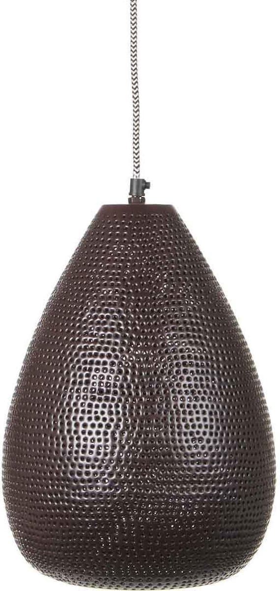 Casa Vivante porano hanglamp donkerbruin maat: 33 x 24cm