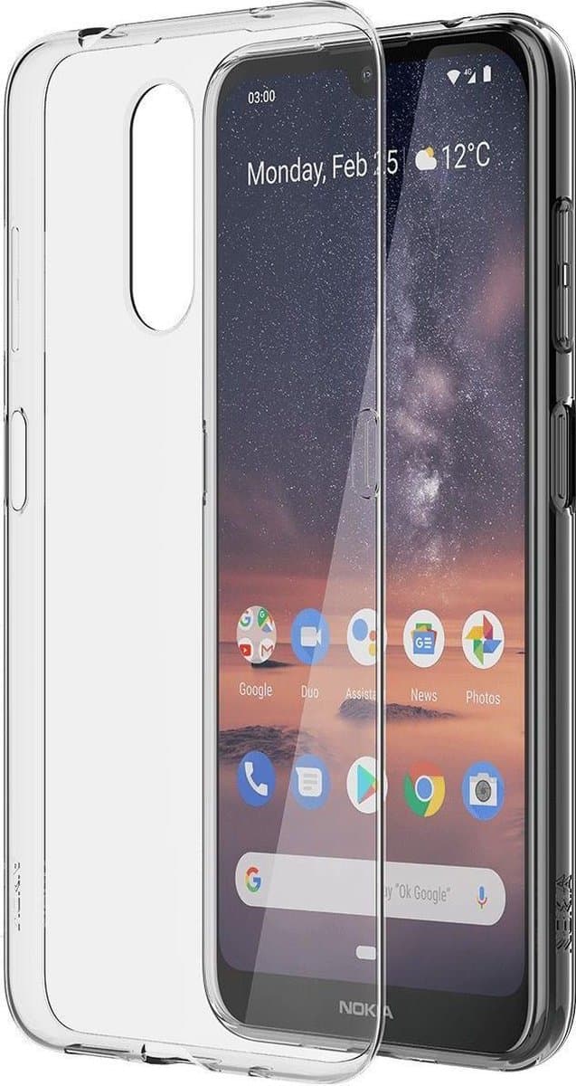 Clear Backcover Nokia 3.2 - Transparant - Transparant / Transparent
