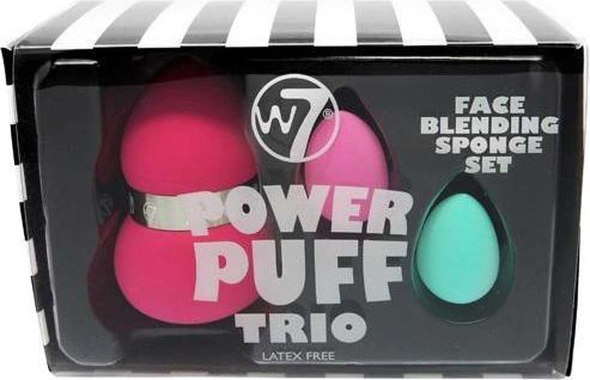 W7 Power Puff Face Trio