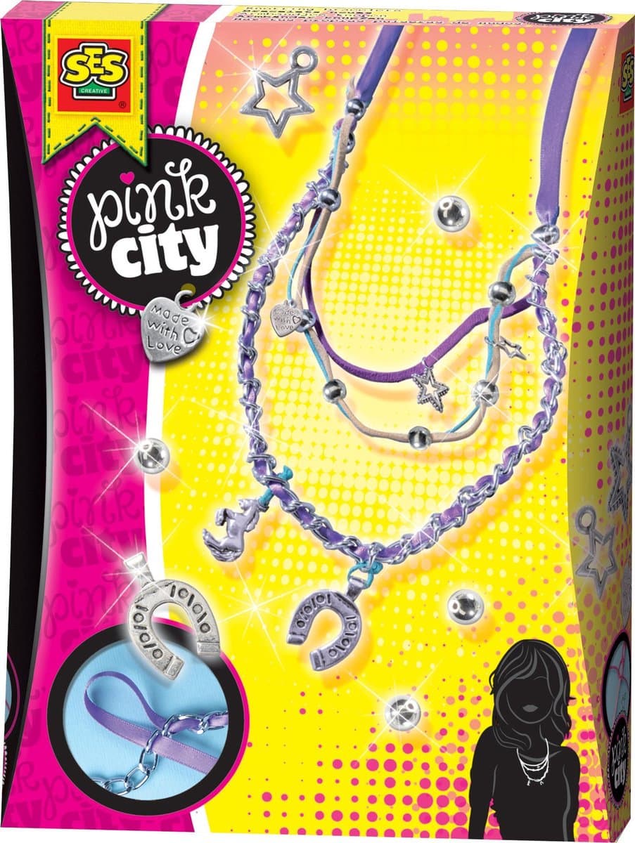 Pink City Laagjes ketting