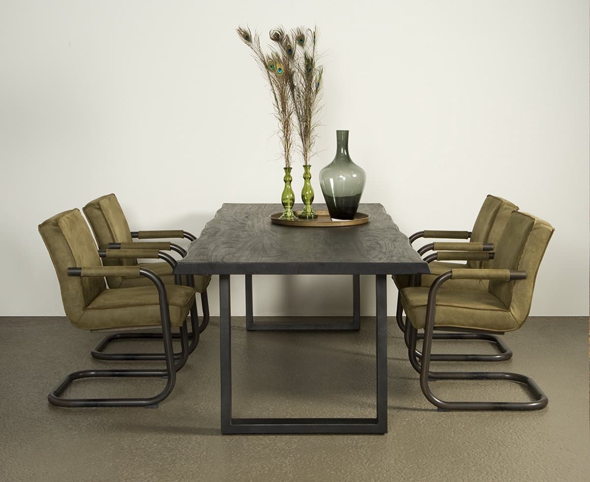 TOFF Ultimo Live-edge dining table 180x90 - top 5