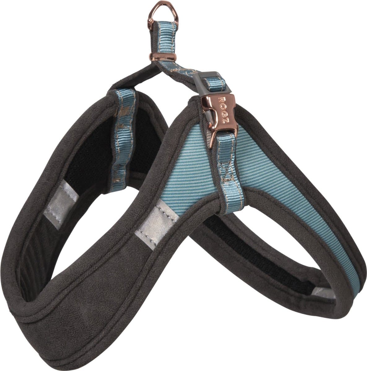 Rogz Urban Fast Fit Tuig Turquoise - Hondenharnas - S