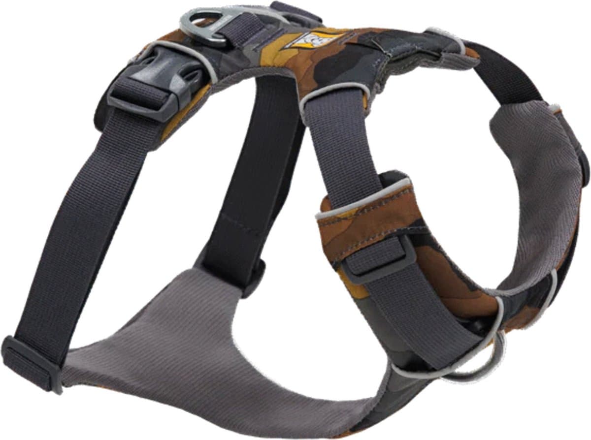 Ruffwear Front Range Harnass Bruin&Camouflage - Hondentuig - Xxs
