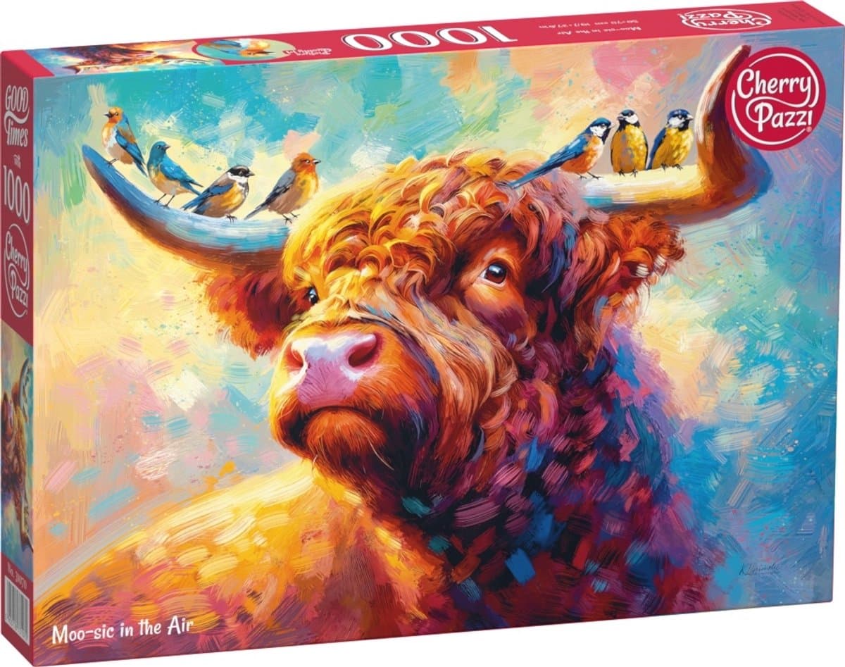 Moo-sic in the Air Puzzel 1000 Stukjes