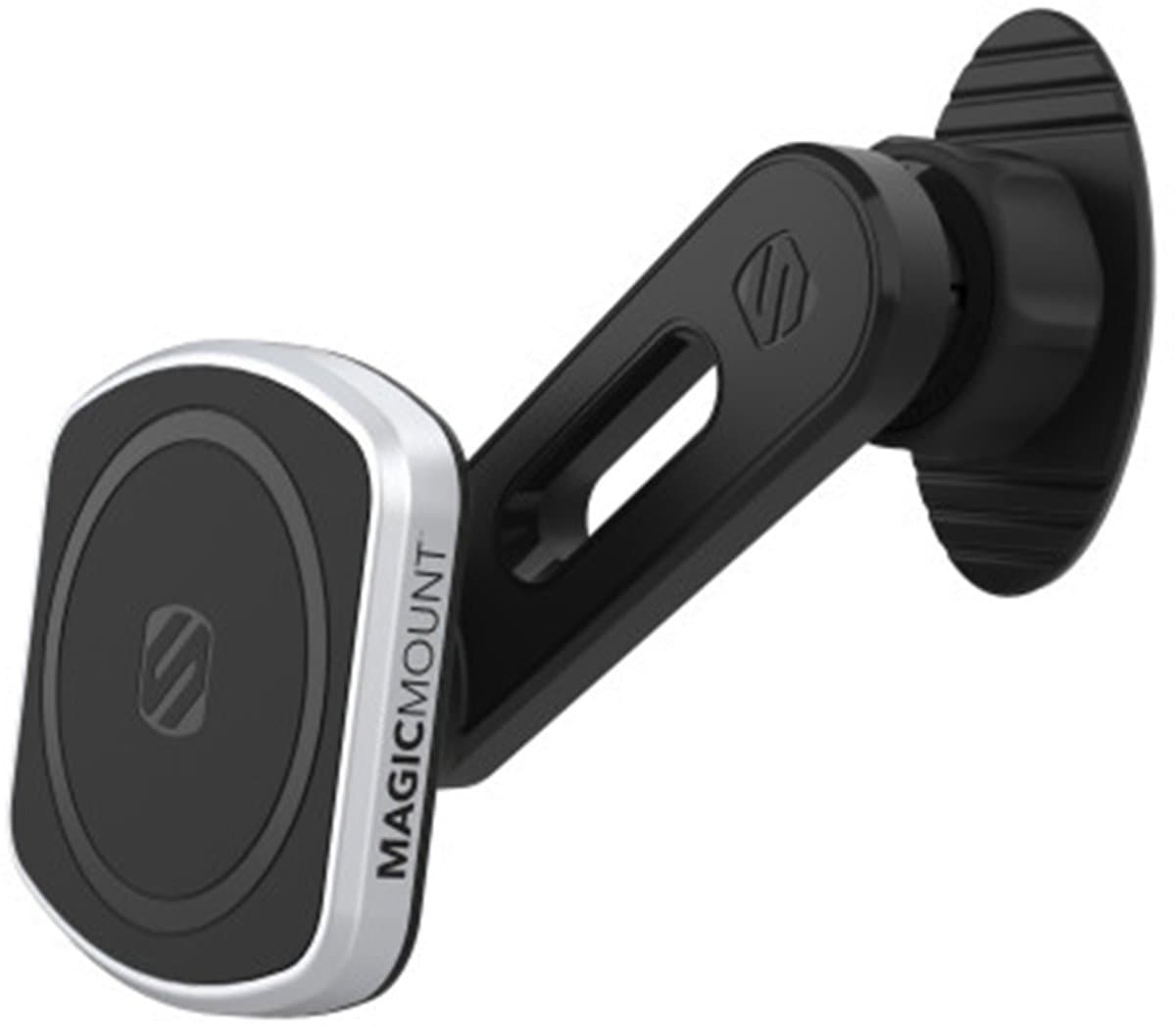Scosche MagicMount Pro2 4-in-1 - Telefoonhouder auto - Dashboard en ventilatierooster - Universeel - Magnetisch en geschikt voor MagSafe - Zwart