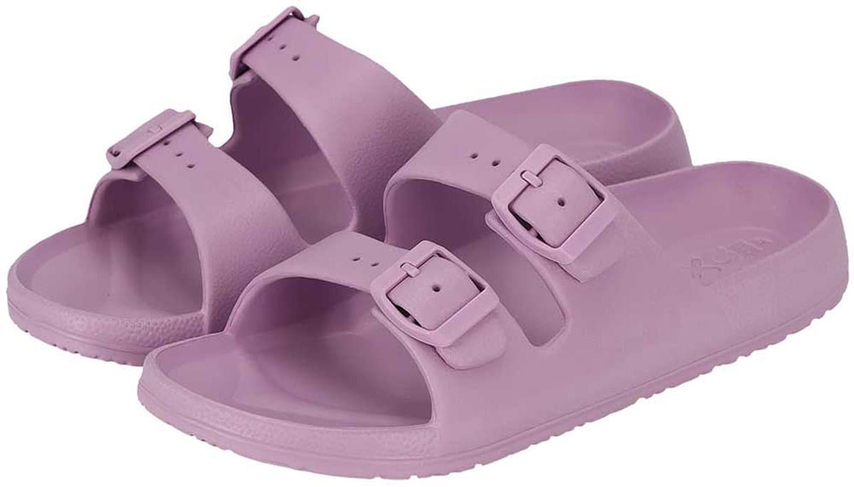 Morethansocks - Sandalen dames - Gespsluiting - Waterbestendig - Slipper dames - Sandalen lage hak dames - Sandalen zomer