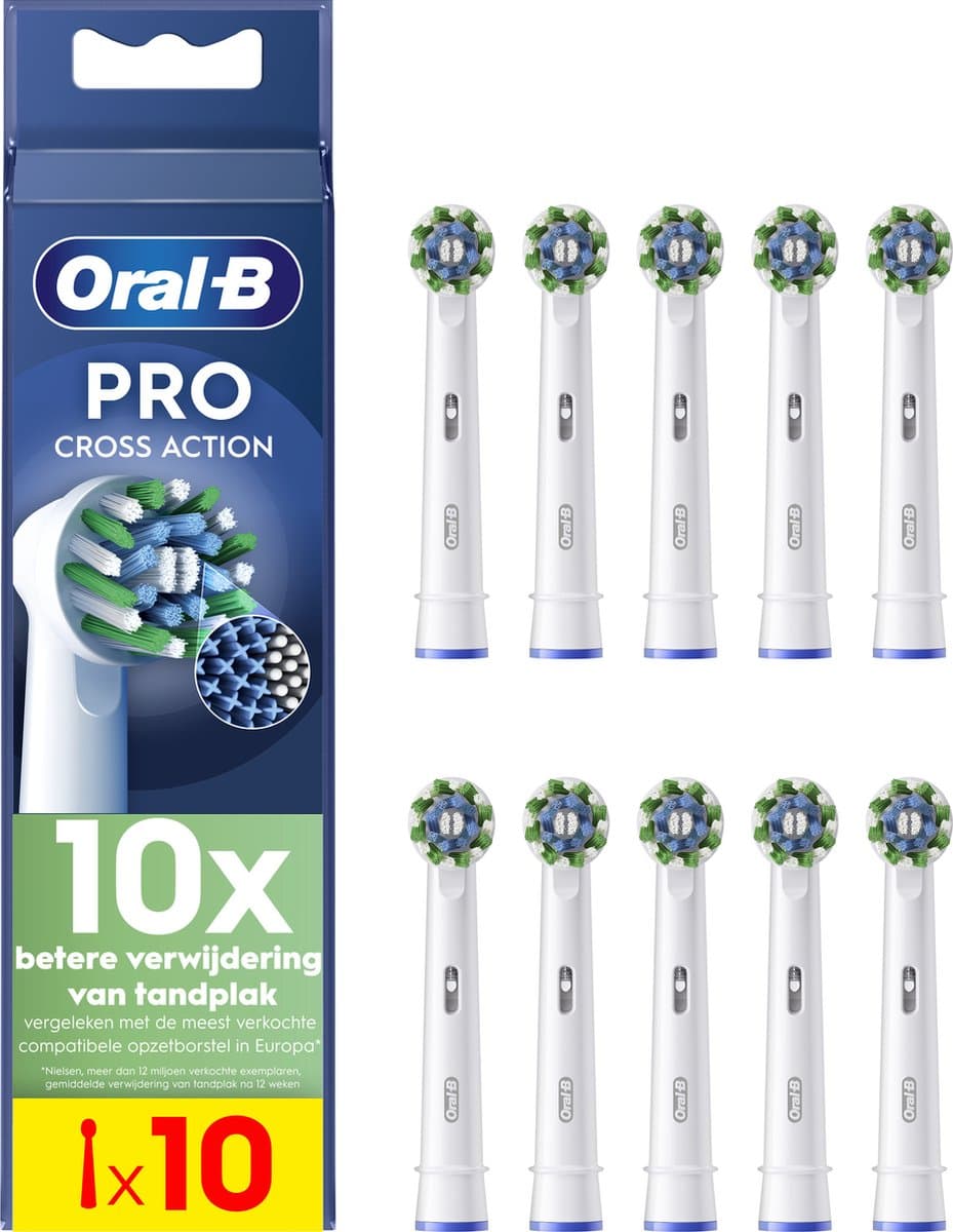 Oral-B Pro Cross Action Wit (10 stuks)