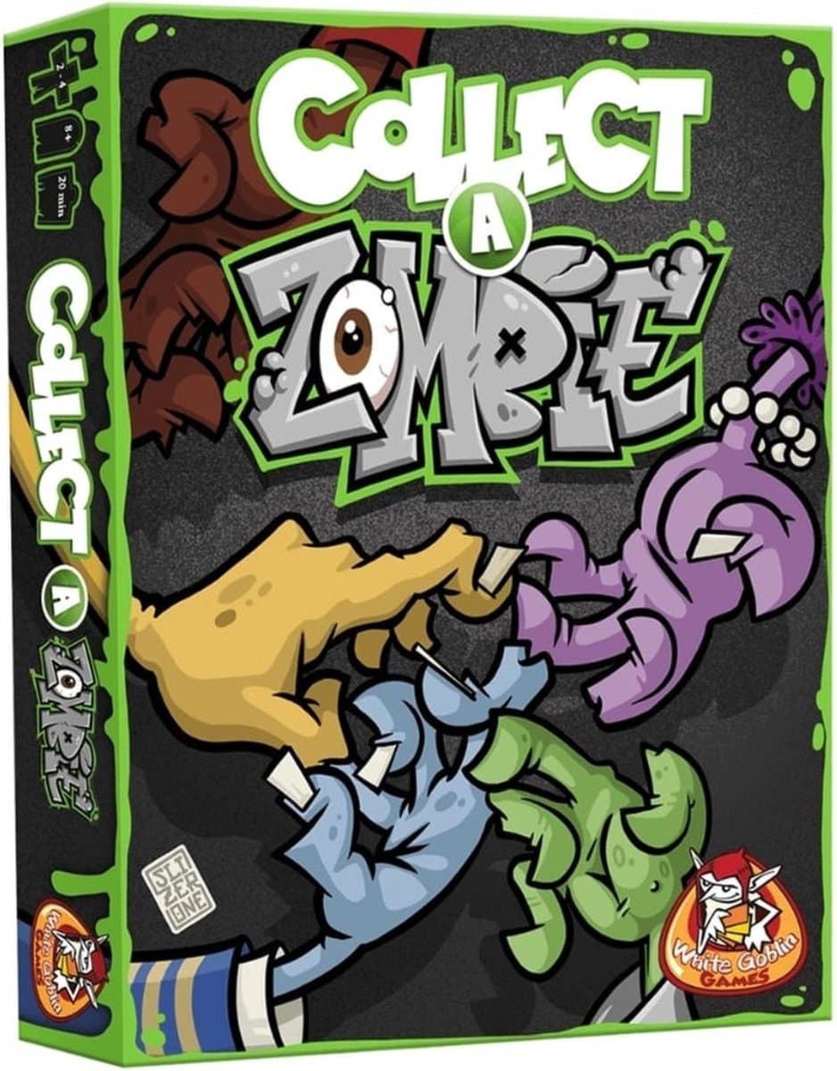 White Goblin Games - Collect a Zombie - Kaartspel - 2 tot 4 spelers - Vanaf 8 jaar - 20 minuten - Zombie spel