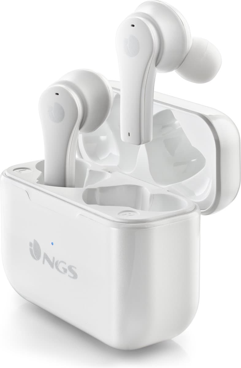NGS Artica Bloom White Bluetooth True Wireless Bluetooth Koptelefoon - Wit
