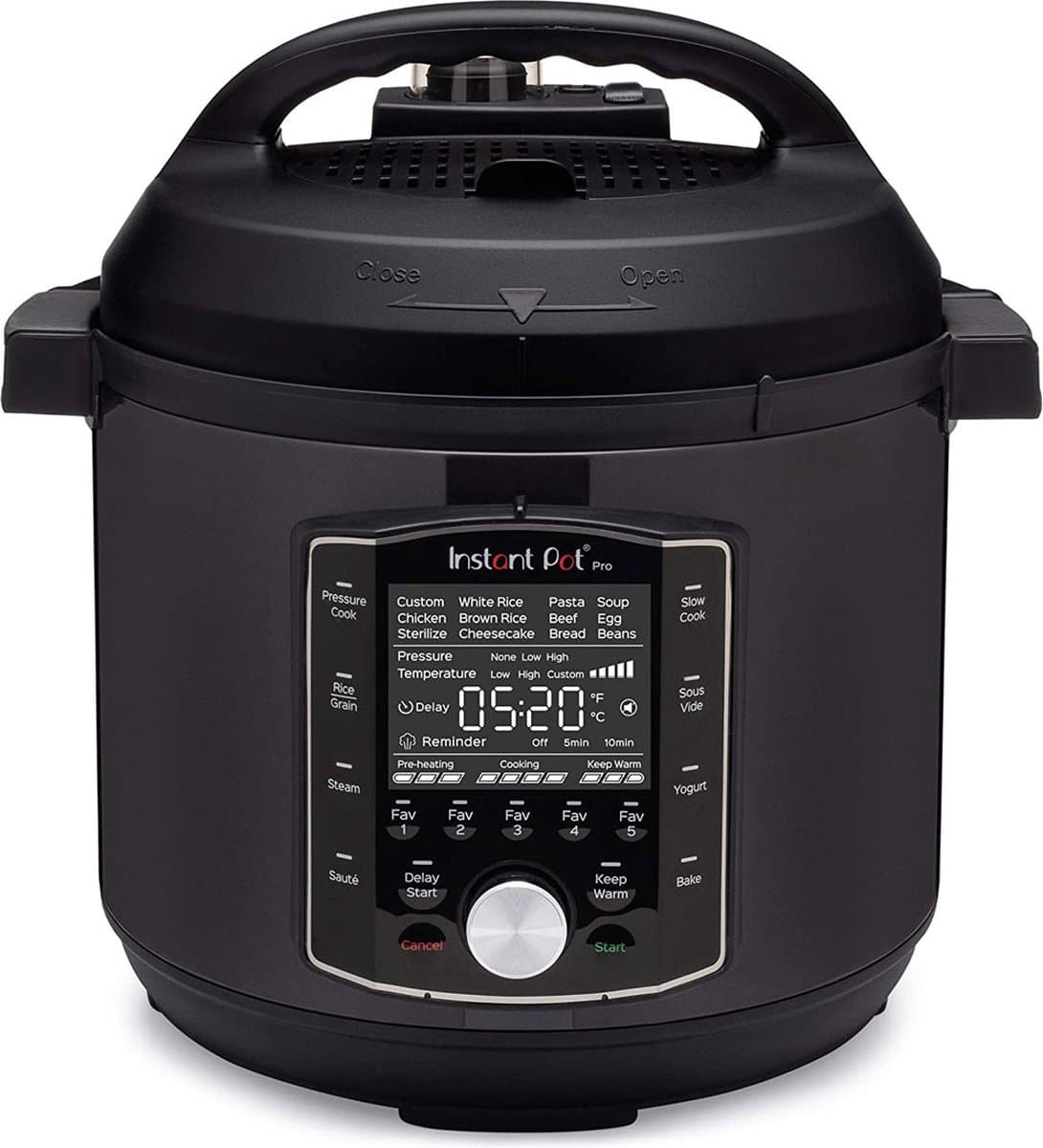 Instant Pot Pro 7,6L multicooker 10-in-1 - snelkookpan - pressure cooker - rijstkoker - slowcooker - stomer - sous-vide