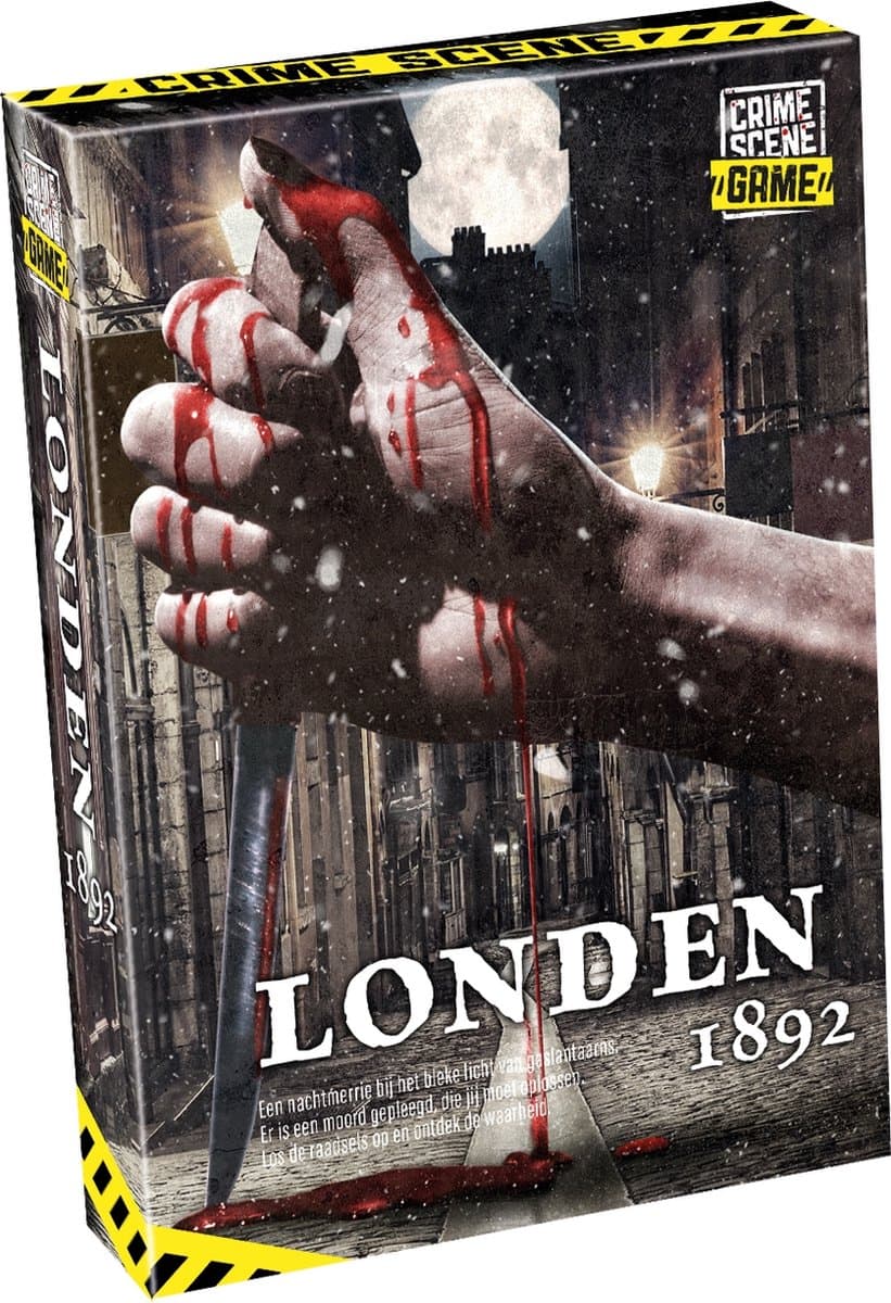 Tactic Crime Scene Londen 1892 – Bordspel – Misdaadspel – Duister Mysterie in Victoriaans Whitechapel – Diepgaand Onderzoek en Deductie – Crime Scene Serie – Game Storm Studio – 1 of Meer Spelers – Vanaf 18 Jaar