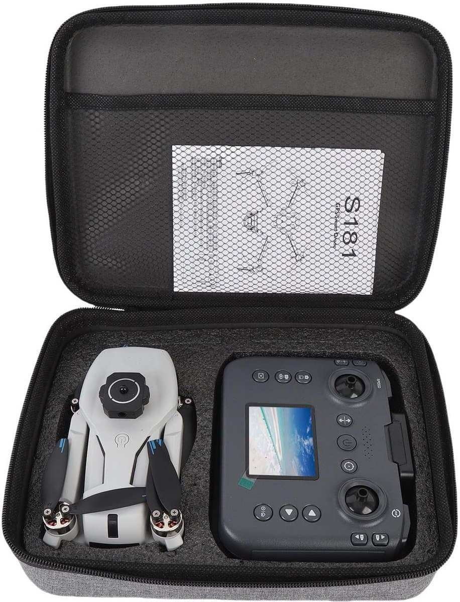 Opvouwbare Drone met HD Camera, Beeldstabilisatie en LCD Afstandsbediening