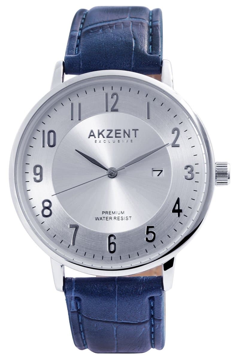AKZENT Herenhorloge van imitatieleer Lahab Akzent Exclusief herenhorloge met