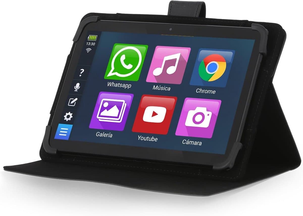 Grote 10.1 Inch Tablet voor Ouderen met 4G SIM, Groot Lettertype en Eenvoudige Interface