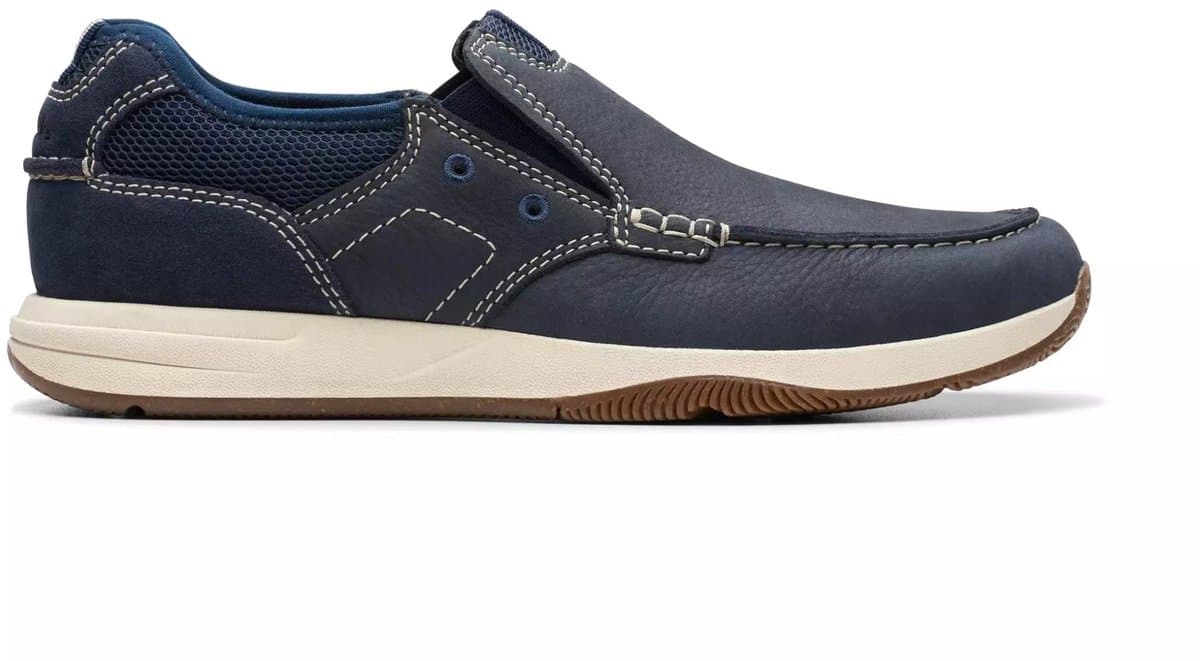 Clarks Sailview Step - heren instapper - Blauw - maat 41.5 (EU) 7.5 (UK)